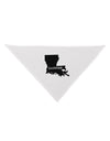 Louisiana - United States Shape Dog Bandana 26 by TooLoud-Dog Bandana-TooLoud-White-One-Size-Fits-Most-Davson Sales