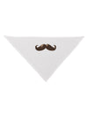 Big Brown Mustache Dog Bandana 26-Dog Bandana-TooLoud-White-One-Size-Fits-Most-Davson Sales