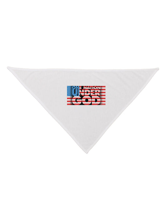 One Nation Under God Dog Bandana 26-Dog Bandana-TooLoud-White-One-Size-Fits-Most-Davson Sales