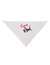 Twerk To EDM Pink Dog Bandana 26-Dog Bandana-TooLoud-White-One-Size-Fits-Most-Davson Sales