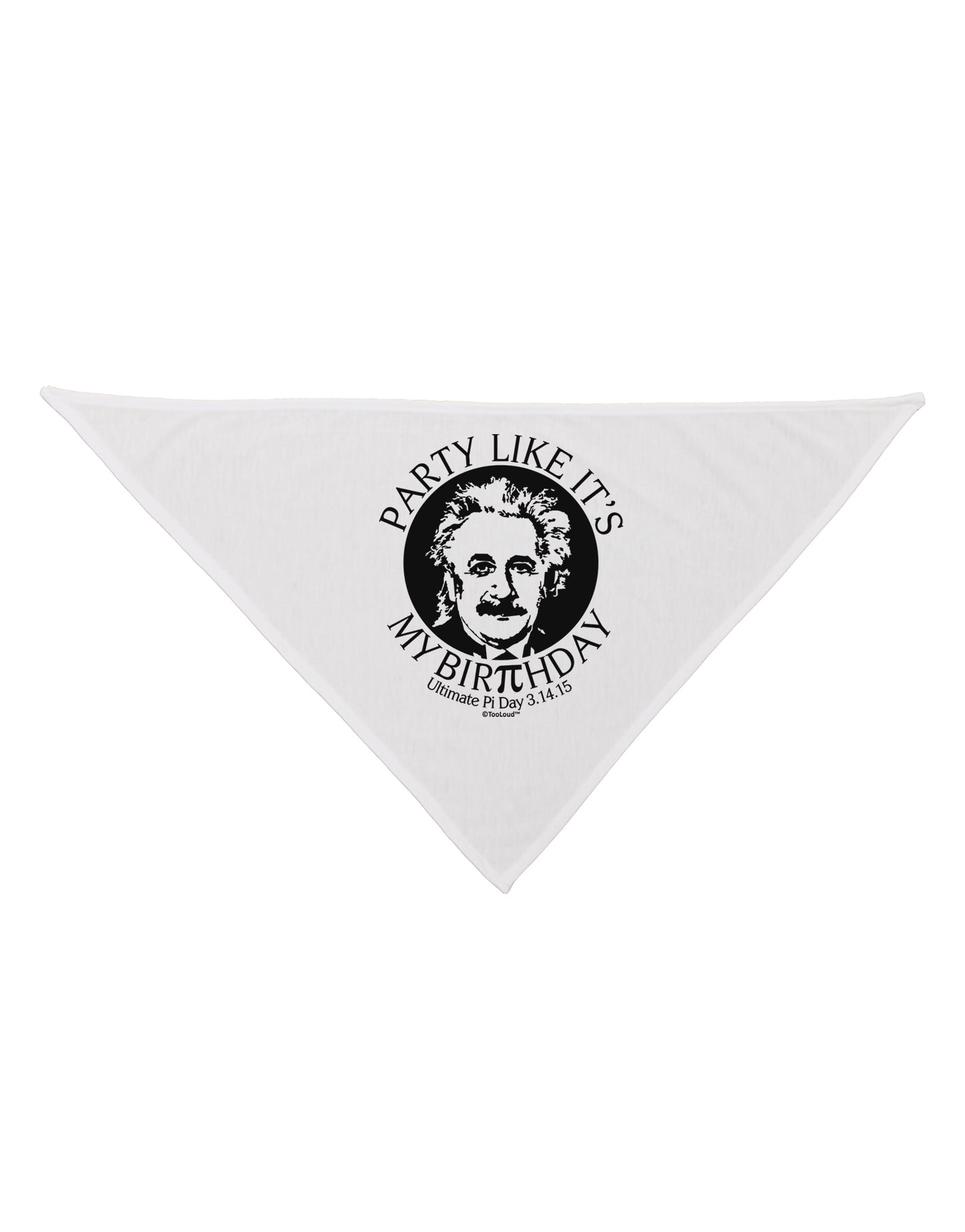 Ultimate Pi Day - Birthday Design Dog Bandana 26 by TooLoud-Dog Bandana-TooLoud-White-One-Size-Fits-Most-Davson Sales