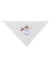 Snowman with Scarf Design Dog Bandana 26-Dog Bandana-TooLoud-White-One-Size-Fits-Most-Davson Sales