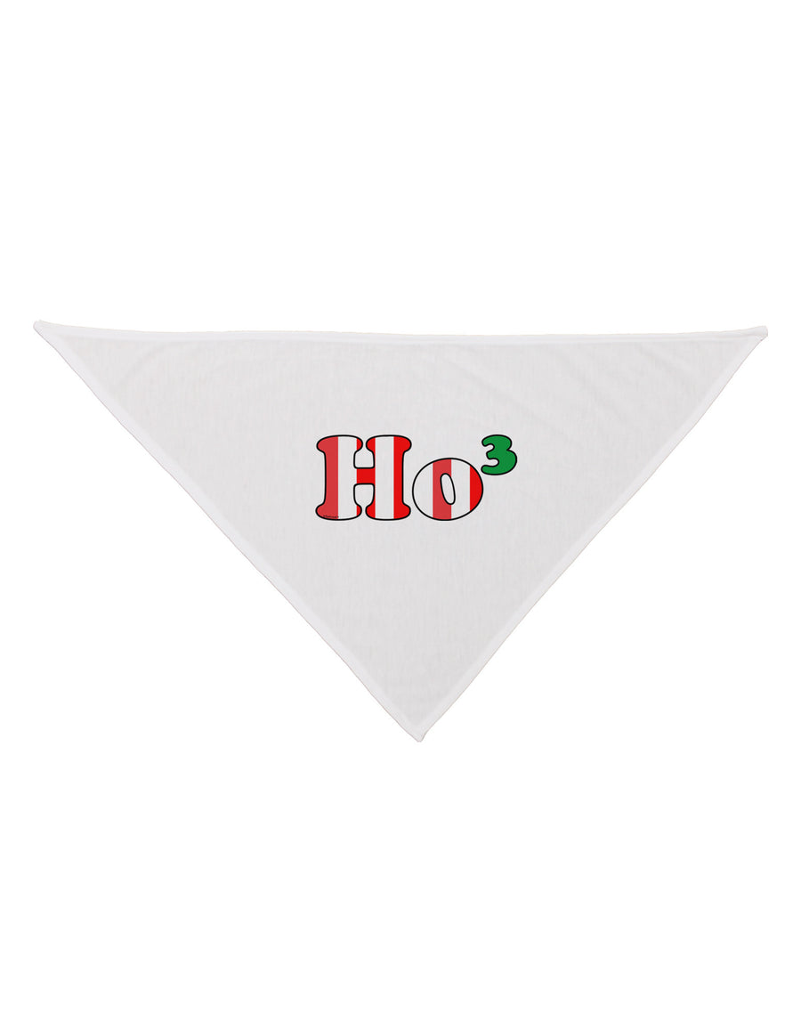 Ho Ho Ho Math Christmas Dog Bandana 26-Dog Bandana-TooLoud-White-One-Size-Fits-Most-Davson Sales