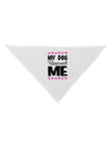 My Dog Rescued Me Dog Bandana 26-Dog Bandana-TooLoud-White-One-Size-Fits-Most-Davson Sales