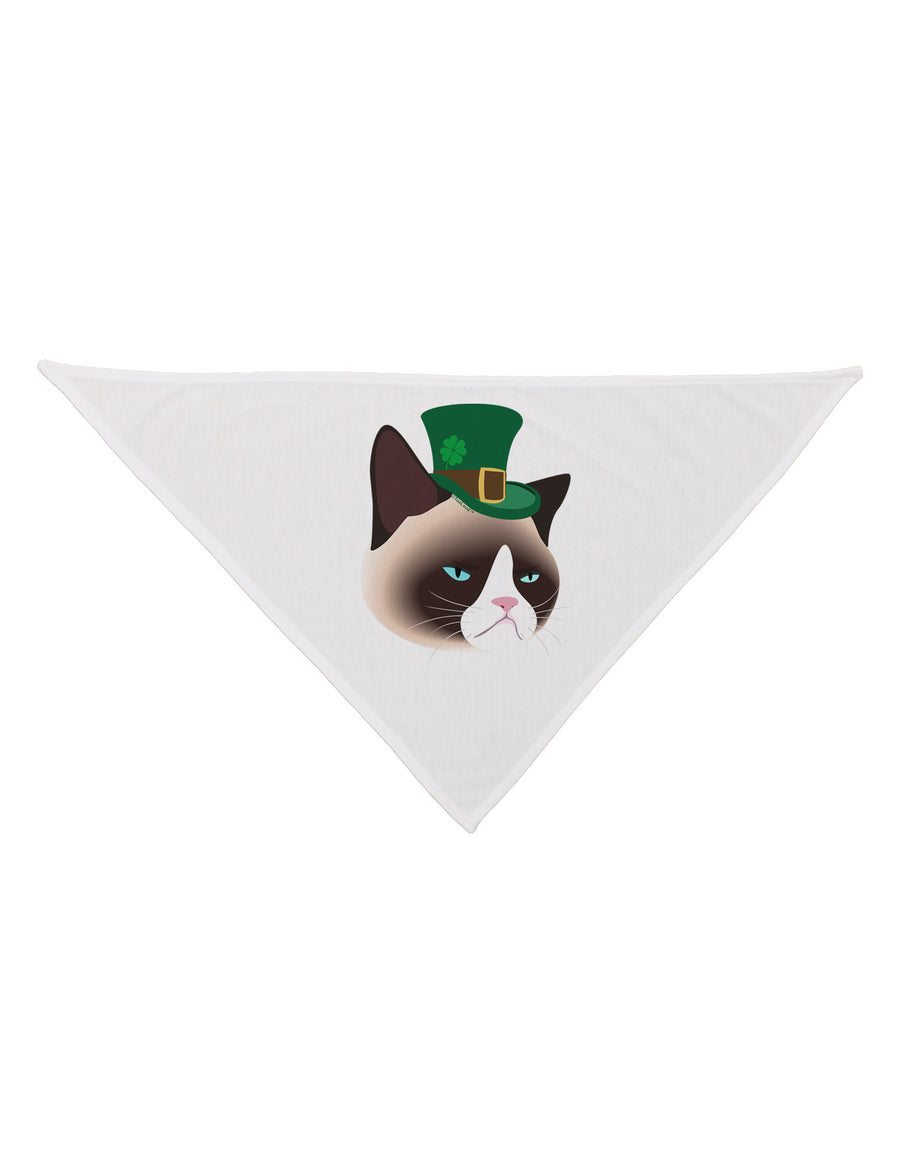 Leprechaun Disgruntled Cat Dog Bandana 26-Dog Bandana-TooLoud-White-One-Size-Fits-Most-Davson Sales