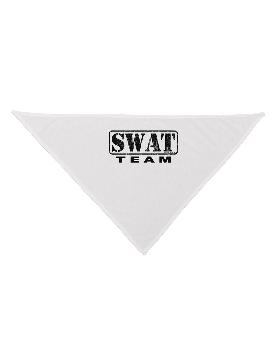 SWAT Team Logo - Distressed Dog Bandana 26-Dog Bandana-TooLoud-White-One-Size-Fits-Most-Davson Sales