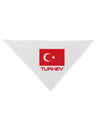 Turkey Flag with Text Dog Bandana 26 by TooLoud-Dog Bandana-TooLoud-White-One-Size-Fits-Most-Davson Sales