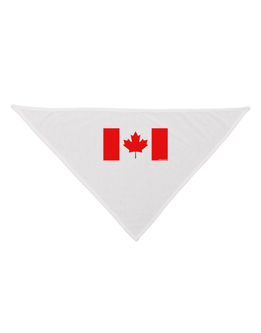Canadian Flag Maple Leaf Colors Dog Bandana 26-Dog Bandana-TooLoud-White-One-Size-Fits-Most-Davson Sales