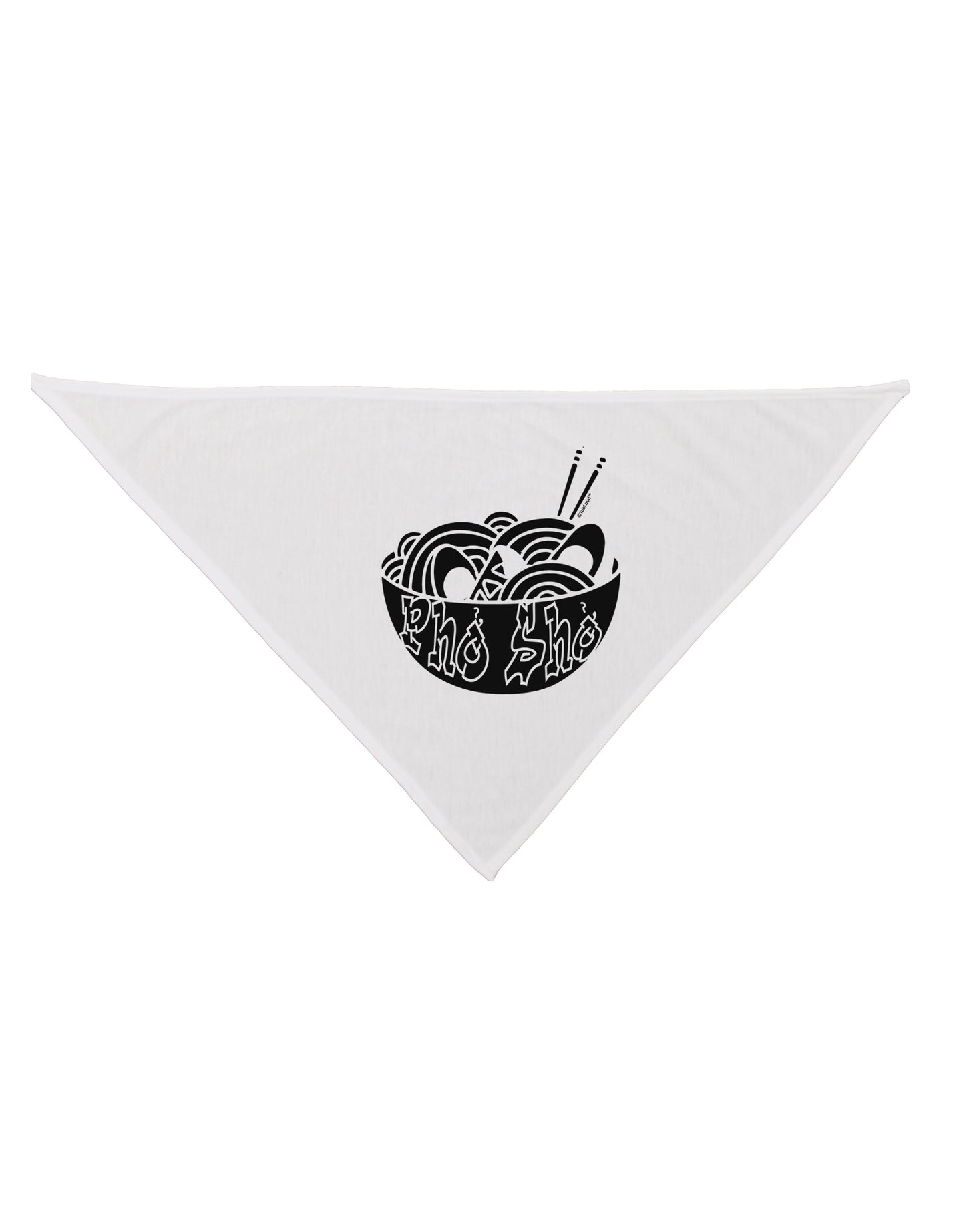 Pho Sho Dog Bandana 26 Inch-Dog Bandana-TooLoud-White-One-Size-Fits-Most-Davson Sales