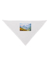 Colorado Fog Mountains Dog Bandana 26-Dog Bandana-TooLoud-White-One-Size-Fits-Most-Davson Sales