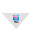 iMom - Mothers Day Dog Bandana 26"-Dog Bandana-TooLoud-White-One-Size-Fits-Most-Davson Sales