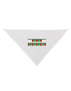 Merry Christmas Lights Red and Green Dog Bandana 26-Dog Bandana-TooLoud-White-One-Size-Fits-Most-Davson Sales