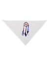 Graphic Feather Design - Galaxy Dreamcatcher Dog Bandana 26 by TooLoud-Dog Bandana-TooLoud-White-One-Size-Fits-Most-Davson Sales