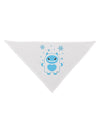 Cute Abominable Snowman Boy Yeti - Christmas Dog Bandana 26-Dog Bandana-TooLoud-White-One-Size-Fits-Most-Davson Sales