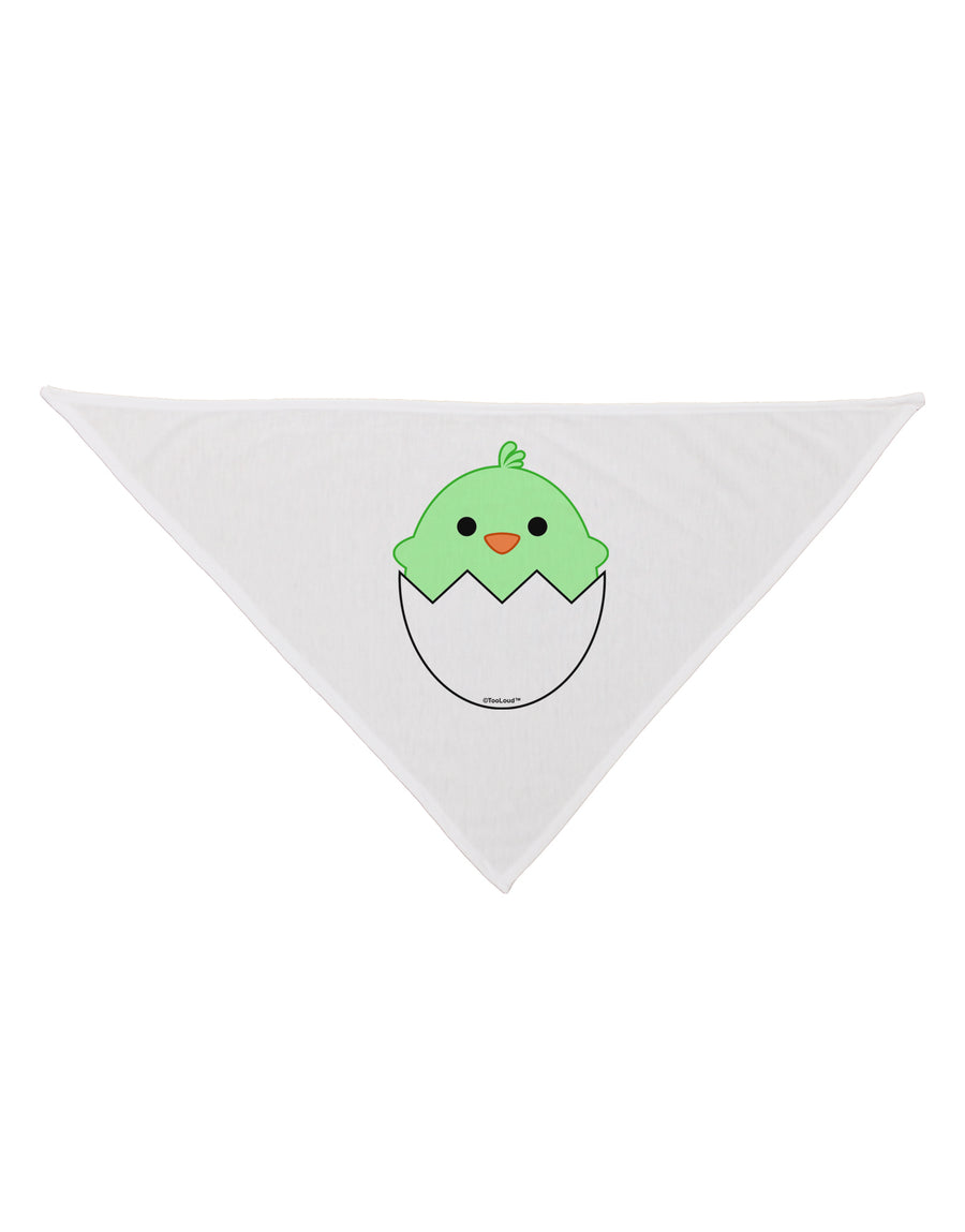 Cute Hatching Chick - Green Dog Bandana 26 by TooLoud-Dog Bandana-TooLoud-White-One-Size-Fits-Most-Davson Sales