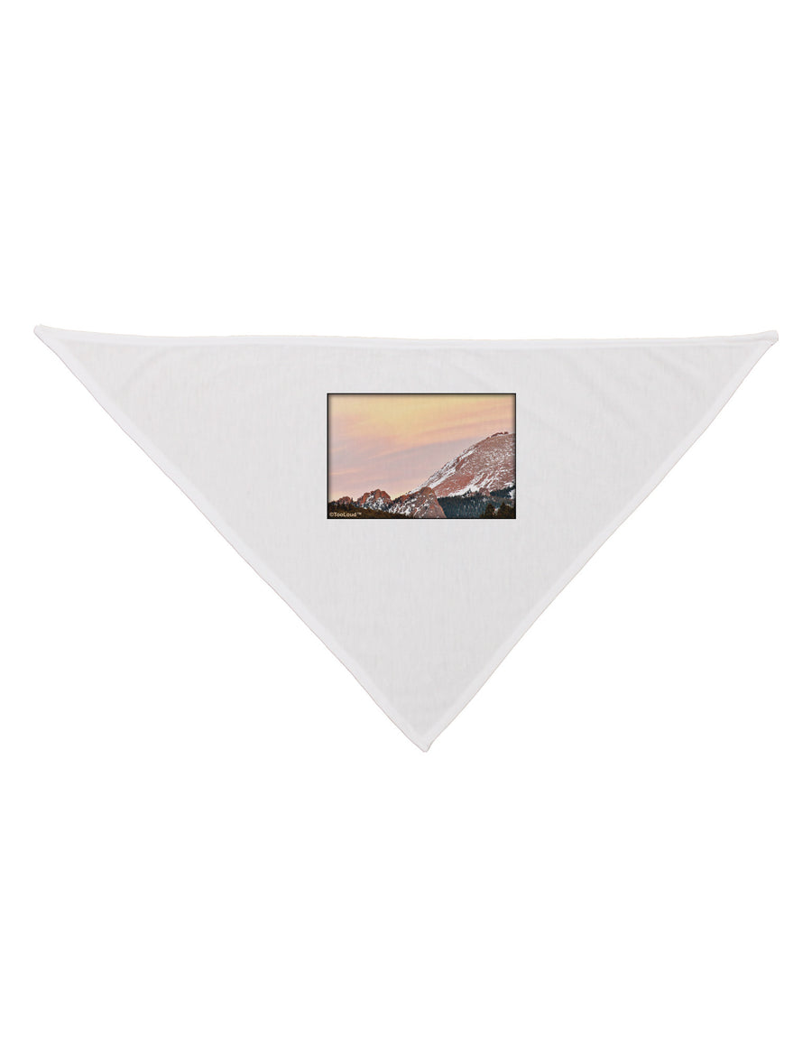 CO Sunset Cliffs Dog Bandana 26-Dog Bandana-TooLoud-White-One-Size-Fits-Most-Davson Sales