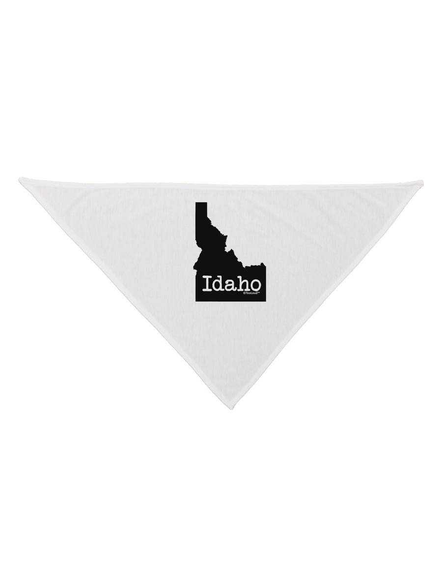 Idaho - United States Shape Dog Bandana 26 by TooLoud-Dog Bandana-TooLoud-White-One-Size-Fits-Most-Davson Sales