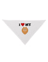 I Heart My - Cute Pomeranian Dog Dog Bandana 26 by TooLoud-Dog Bandana-TooLoud-White-One-Size-Fits-Most-Davson Sales