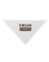 Sporty Team Mexico Dog Bandana 26-Dog Bandana-TooLoud-White-One-Size-Fits-Most-Davson Sales