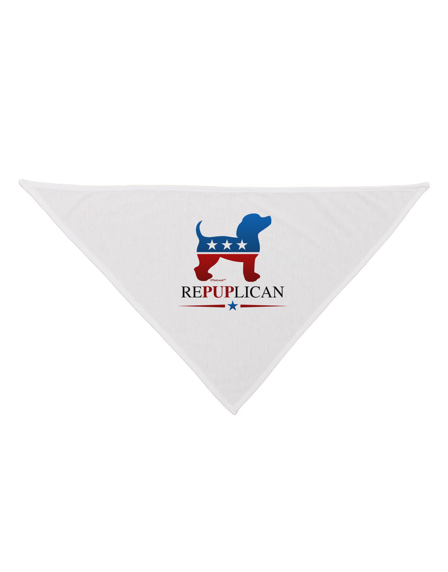 RePUPlican Dog Bandana 26-Dog Bandana-TooLoud-White-One-Size-Fits-Most-Davson Sales