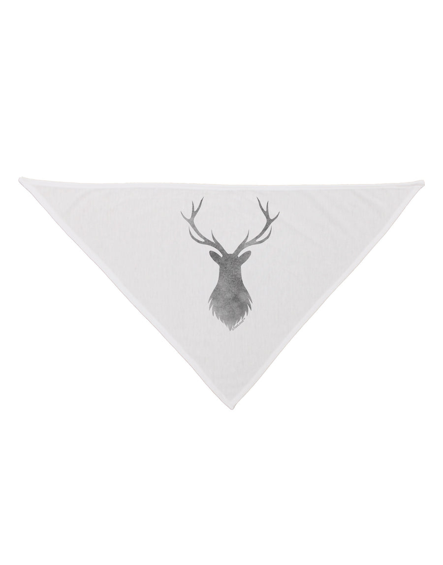 Majestic Stag Distressed Dog Bandana 26-Dog Bandana-TooLoud-White-One-Size-Fits-Most-Davson Sales