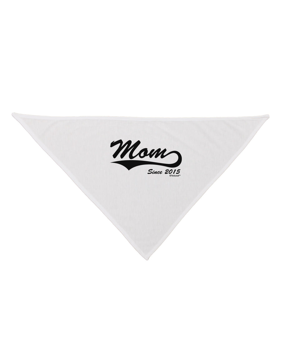 Mom Since (Your Year Personalized) Design Dog Bandana 26 by TooLoud-Dog Bandana-TooLoud-White-One-Size-Fits-Most-Davson Sales