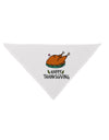 Happy Thanksgiving Dog Bandana 26 Inch-Dog Bandana-TooLoud-White-One-Size-Fits-Most-Davson Sales