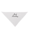 Bah Humbug Design - Script Dog Bandana 26-Dog Bandana-TooLoud-White-One-Size-Fits-Most-Davson Sales