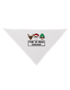 The X-mas Squad Text Dog Bandana 26-Dog Bandana-TooLoud-White-One-Size-Fits-Most-Davson Sales