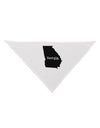 Georgia - United States Shape Dog Bandana 26 by TooLoud-Dog Bandana-TooLoud-White-One-Size-Fits-Most-Davson Sales