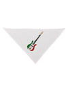 Mexican Flag Guitar Design Dog Bandana 26 by TooLoud-Dog Bandana-TooLoud-White-One-Size-Fits-Most-Davson Sales