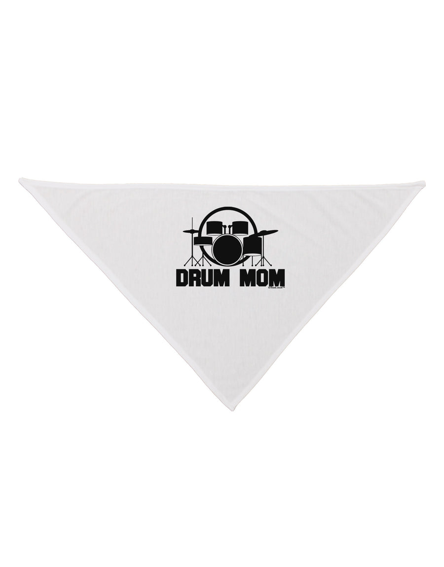 Drum Mom - Mother's Day Design Dog Bandana 26"-Dog Bandana-TooLoud-White-One-Size-Fits-Most-Davson Sales