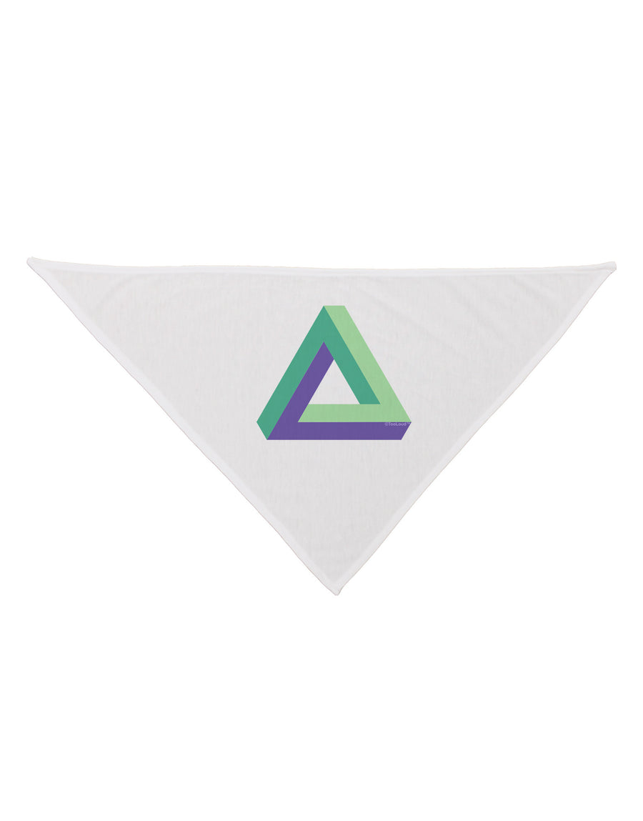 Impossible Triangle Loop Dog Bandana 26-Dog Bandana-TooLoud-White-One-Size-Fits-Most-Davson Sales