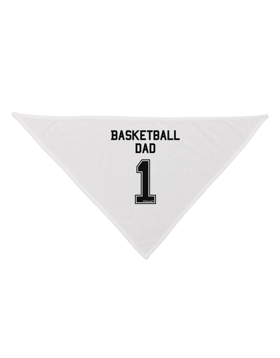 Basketball Dad Jersey Dog Bandana 26 by TooLoud-Dog Bandana-TooLoud-White-One-Size-Fits-Most-Davson Sales