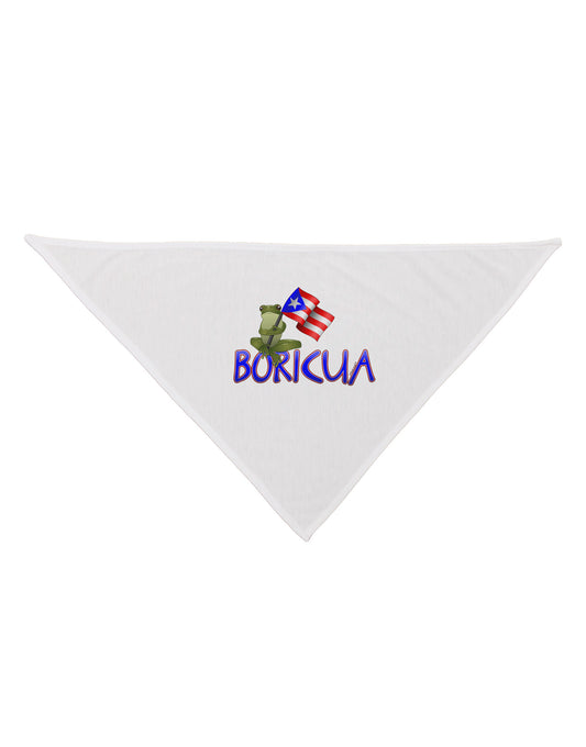 Coqui Boricua Dog Bandana 26-Dog Bandana-TooLoud-White-One-Size-Fits-Most-Davson Sales
