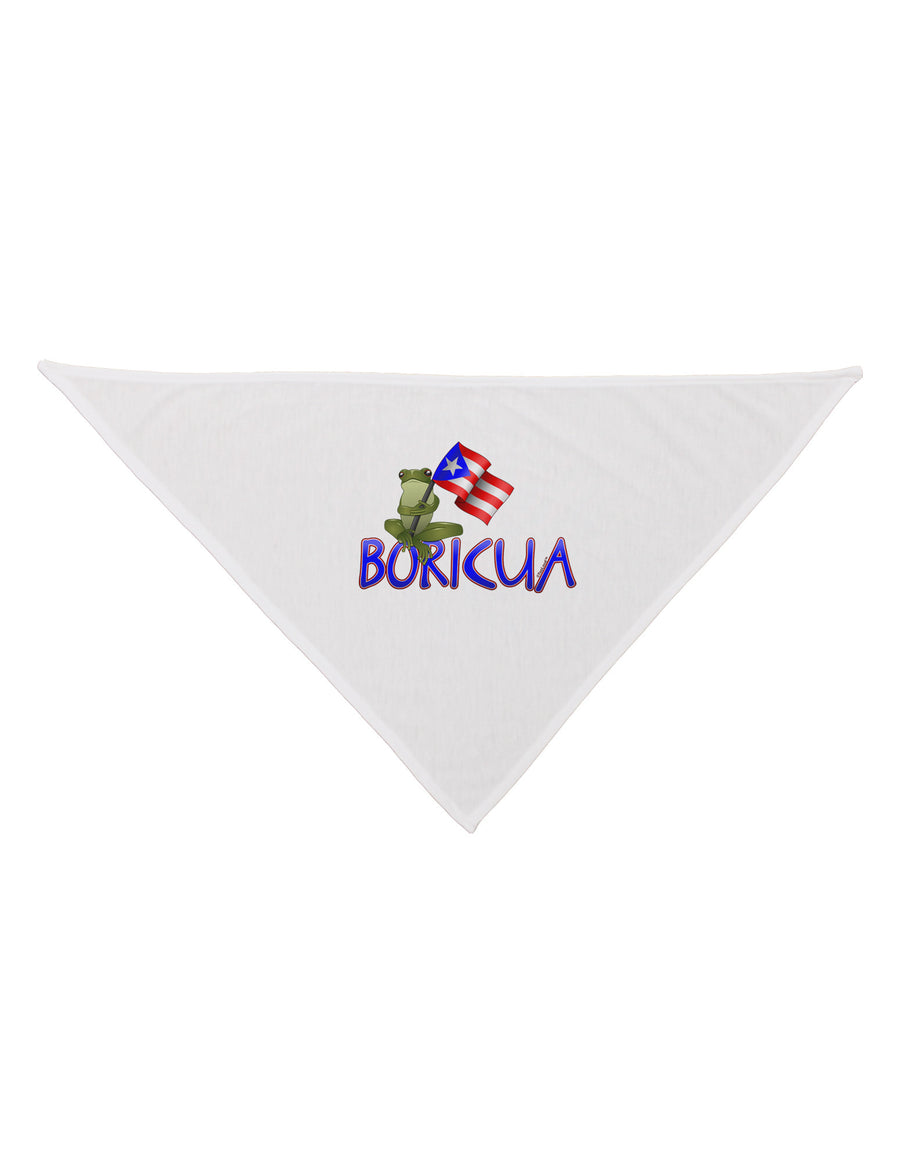 Coqui Boricua Dog Bandana 26-Dog Bandana-TooLoud-White-One-Size-Fits-Most-Davson Sales