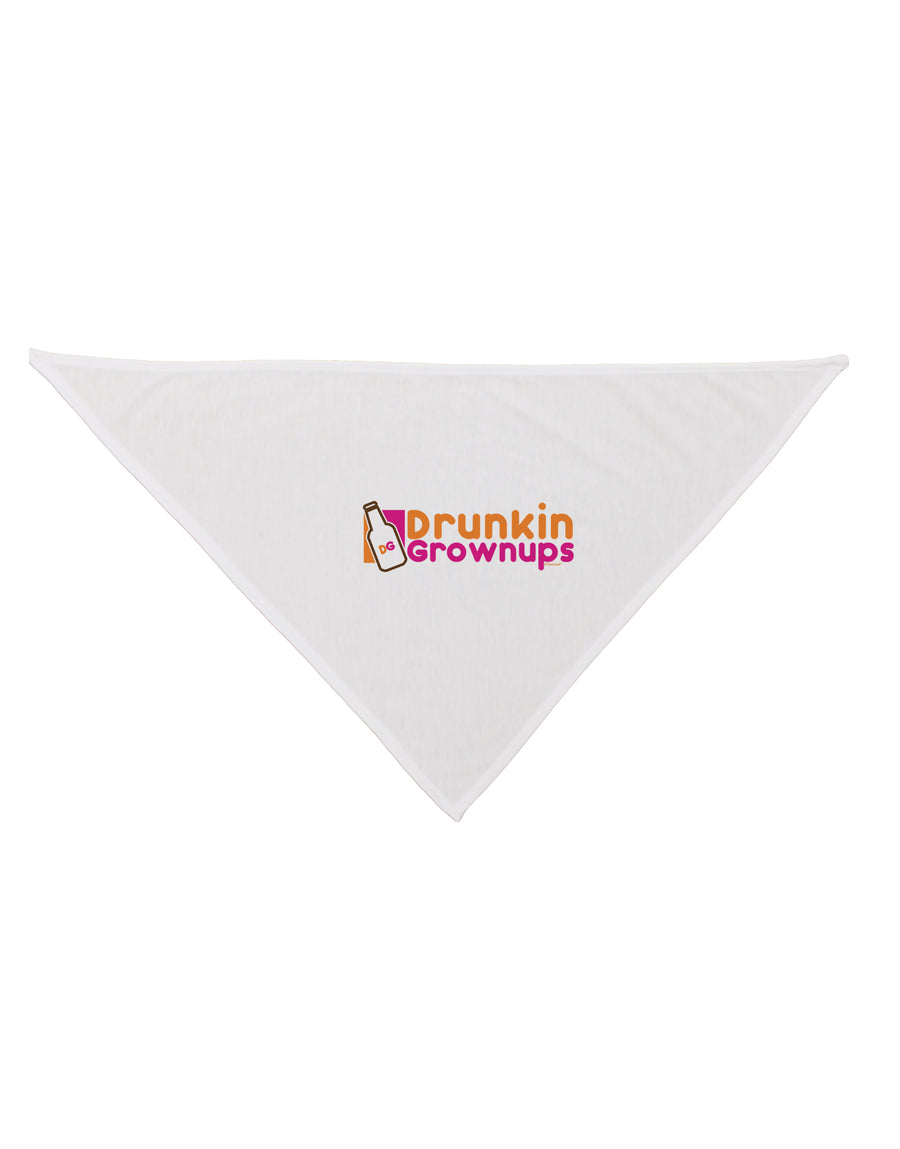 Drunken Grown ups Funny Drinking Dog Bandana 26 by TooLoud-Dog Bandana-TooLoud-White-One-Size-Fits-Most-Davson Sales