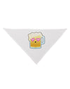 Cute Infatuated Beer Dog Bandana 26 by TooLoud-Dog Bandana-TooLoud-White-One-Size-Fits-Most-Davson Sales