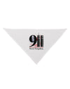 911 Never Forgotten Dog Bandana 26-Dog Bandana-TooLoud-White-One-Size-Fits-Most-Davson Sales