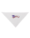 Merica Established 1776 - American Flag Style Dog Bandana 26 by TooLoud-Dog Bandana-TooLoud-White-One-Size-Fits-Most-Davson Sales