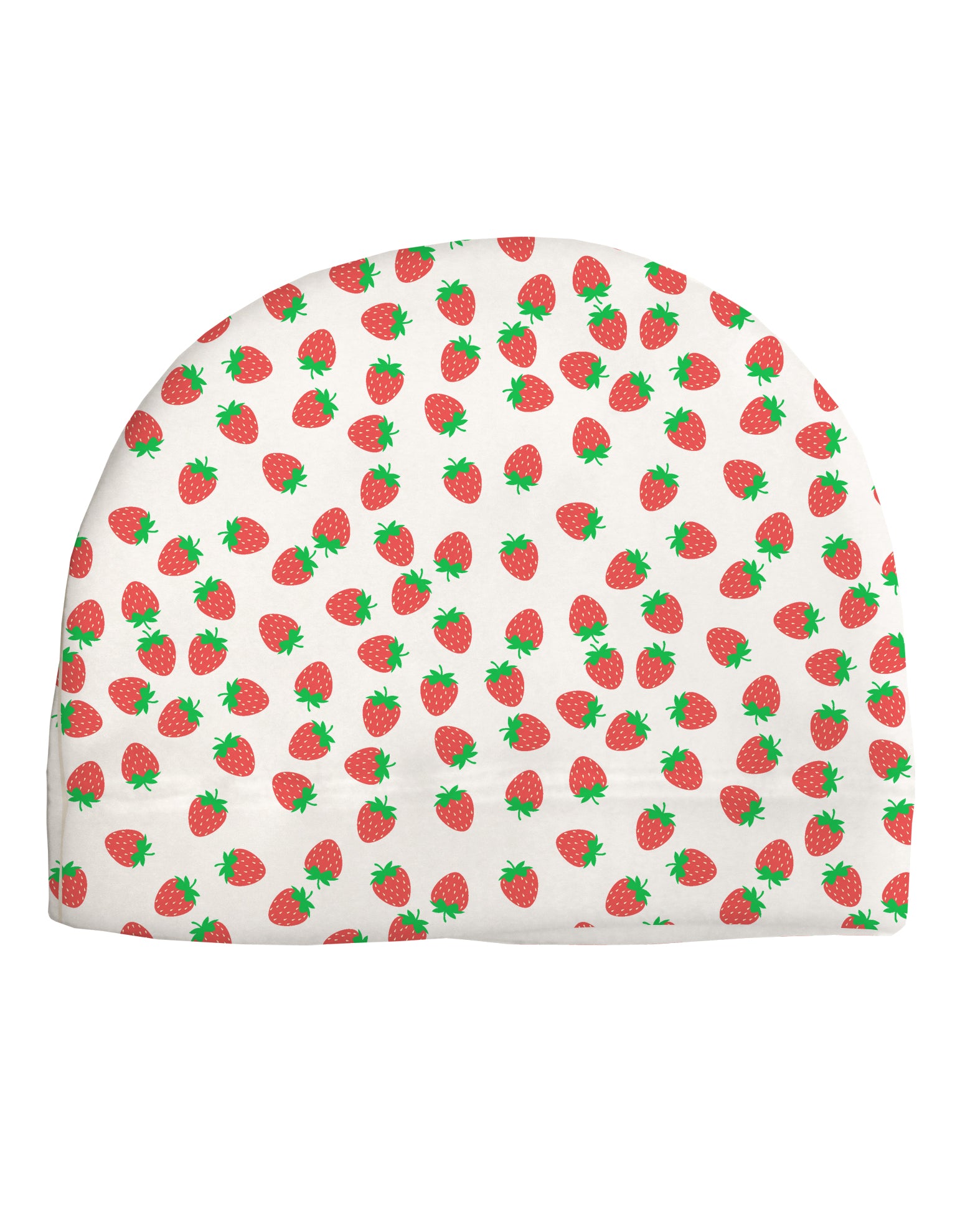 Strawberries Everywhere Adult Fleece Beanie Cap Hat by TooLoud-Beanie-TooLoud-White-One-Size-Fits-Most-Davson Sales