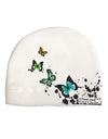Splatter Butterflies AOP Adult Fleece Beanie Cap Hat All Over Print