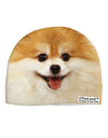 Adorable Pomeranian 1 Adult Fleece Beanie Cap Hat All Over Print-Beanie-TooLoud-White-One-Size-Fits-Most-Davson Sales