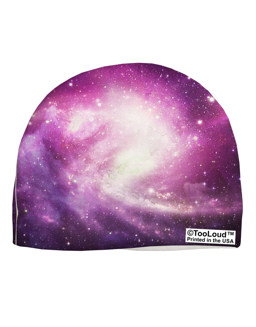 Purple Galaxy AOP Adult Fleece Beanie Cap Hat All Over Print