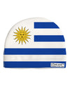 Uruguay Flag AOP Adult Fleece Beanie Cap Hat-Beanie-TooLoud-White-One-Size-Fits-Most-Davson Sales