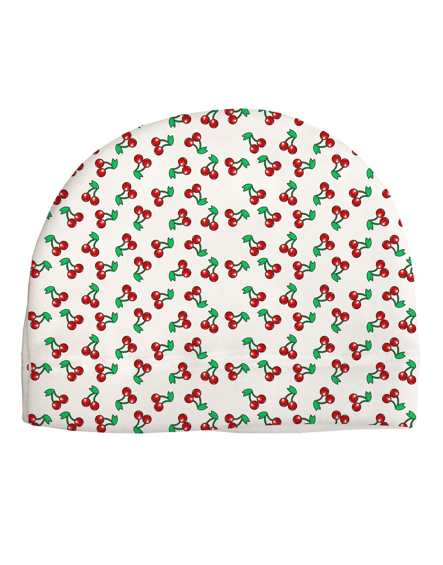 Cherries Everywhere Adult Fleece Beanie Cap Hat by TooLoud-Beanie-TooLoud-White-One-Size-Fits-Most-Davson Sales