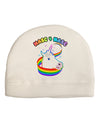 Masc 4 Masc Pranciful Unicorn Adult Fleece Beanie Cap Hat-Beanie-TooLoud-White-One-Size-Fits-Most-Davson Sales