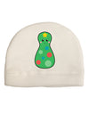 Cute Christmas Tree Matryoshka Nesting Doll Adult Fleece Beanie Cap Hat-Beanie-TooLoud-White-One-Size-Fits-Most-Davson Sales