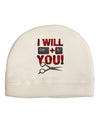 I Will Ctrl X You Adult Fleece Beanie Cap Hat-Beanie-TooLoud-White-One-Size-Fits-Most-Davson Sales