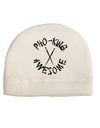 PHO KING AWESOME, Funny Vietnamese Soup Vietnam Foodie Child Fleece Beanie Cap Hat-Beanie-TooLoud-White-One-Size-Fits-Most-Davson Sales